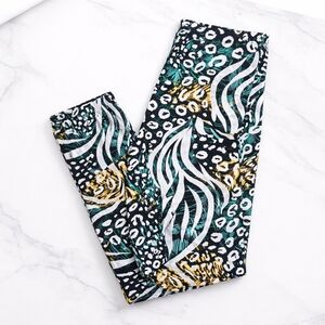 SweetLegs Plus Size Leggings | Bold Abstract Print | Soft Stretch | 22–24